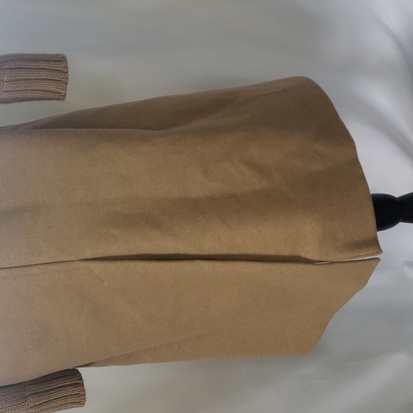 𝅺DIESEL Galore Wool Knit Sleeves Overcoat Long Wrap - Picture 9 of 12